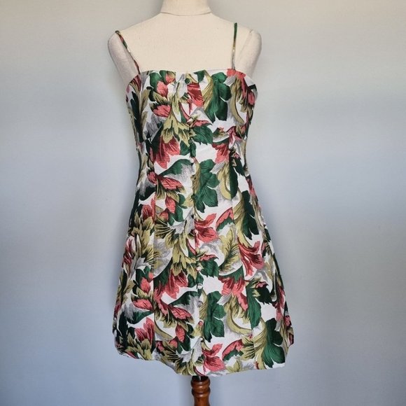 Talulah Valentina Multicolour Floral Mini Dress Size S - Picture 2 of 8
